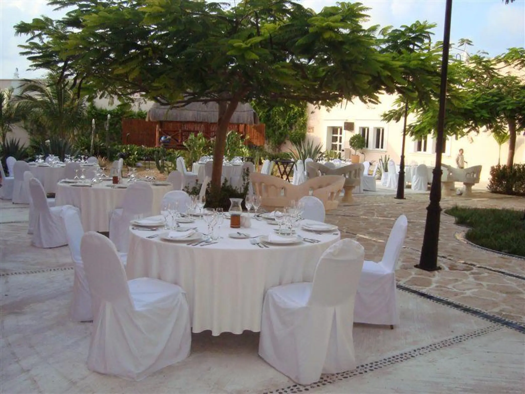 Garibaldi Square wedding reception at Excellence Riviera Cancun, Riviera Maya