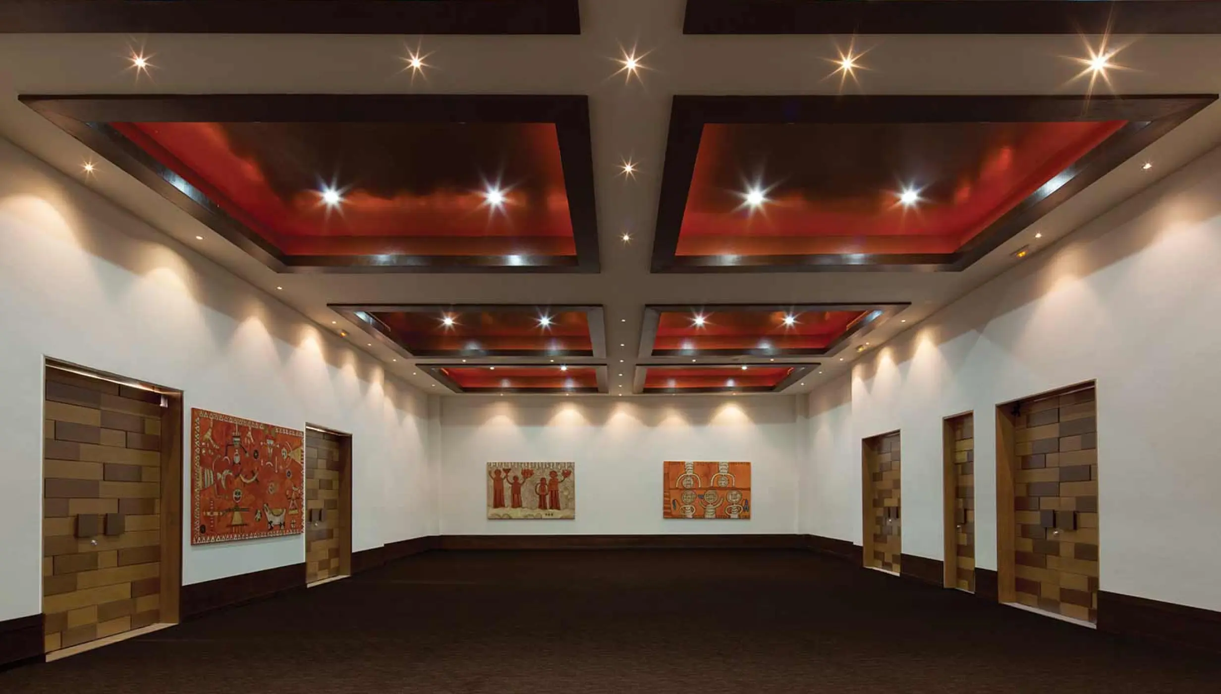 The Fives Beach Hotel & Residences wedding reception area