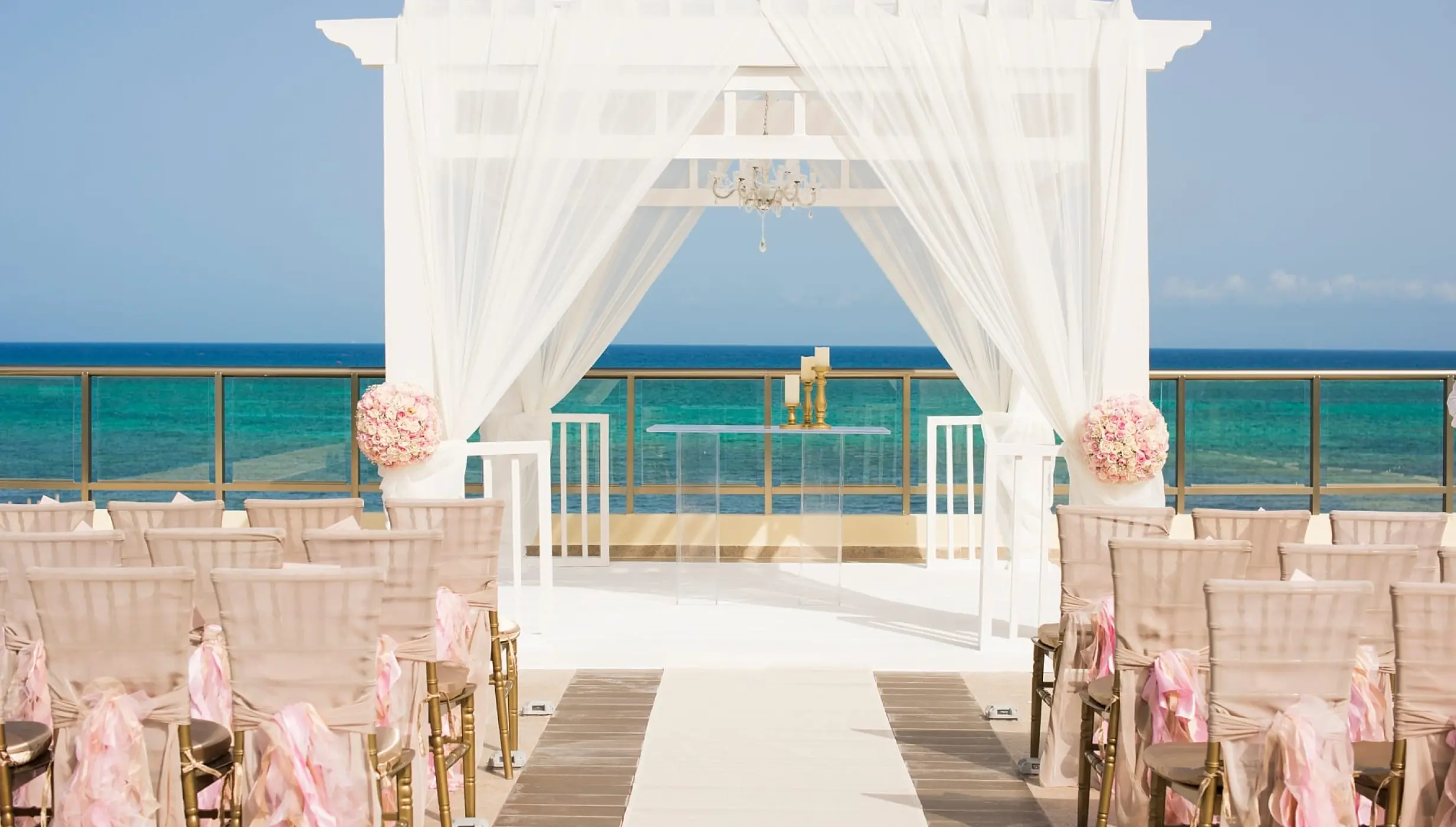 The Fives Beach Hotel & Residences Sky deck wedding venue