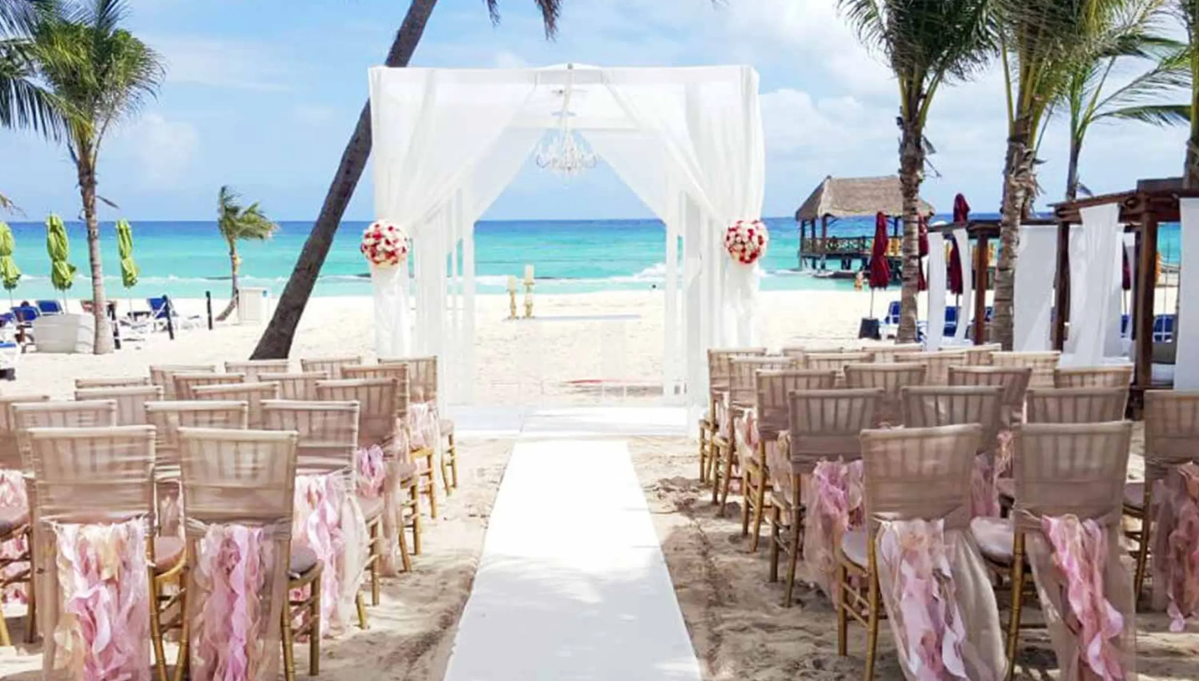 The Fives Beach Hotel & Residences beach wedding venue