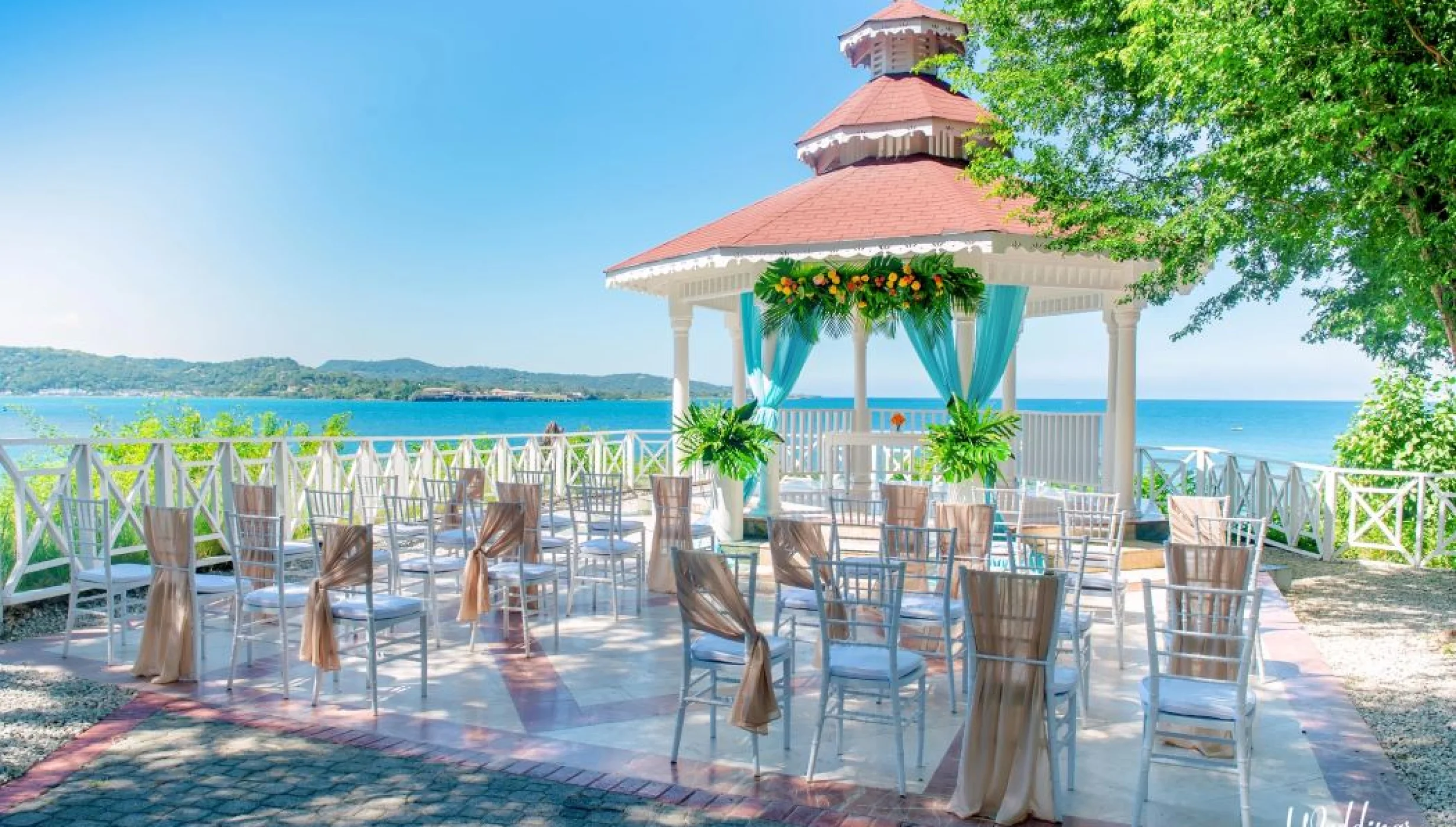 garden gazebo venue at Grand Palladium Jamaica