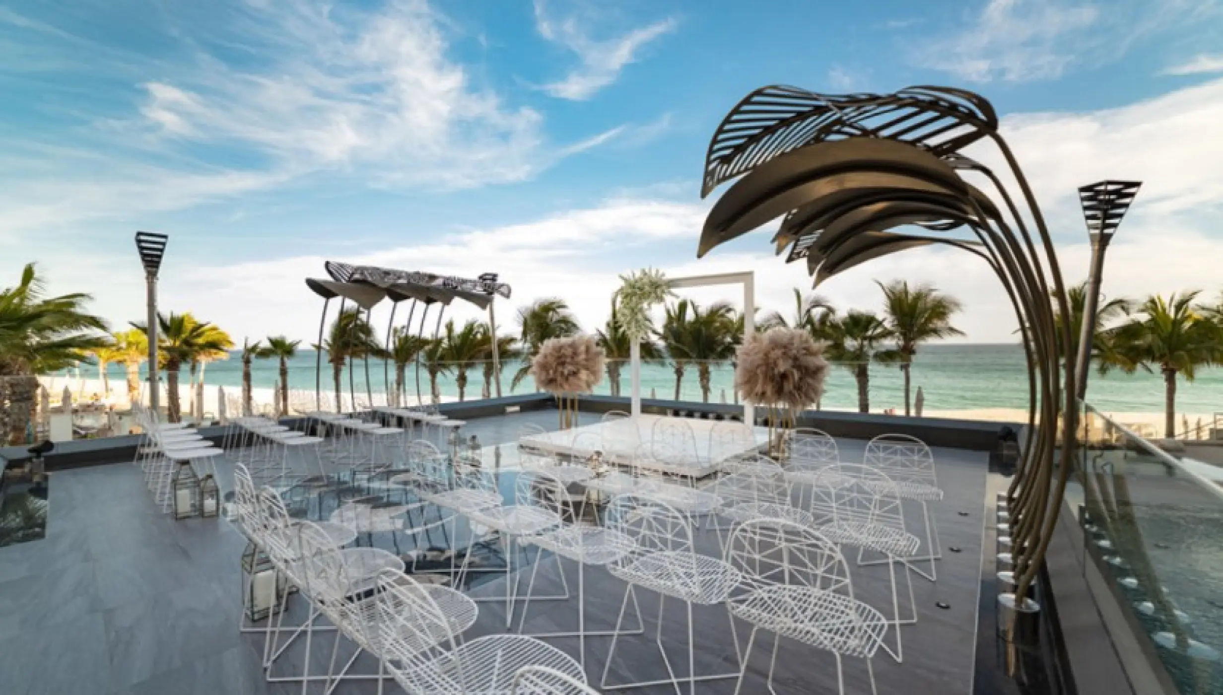 Ceremony decor at Garza Blanca Resort & Spa Los Cabos