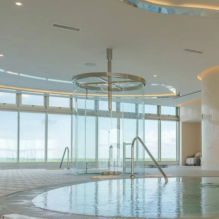 hydrothearpy at the spa at Garza Blanca
