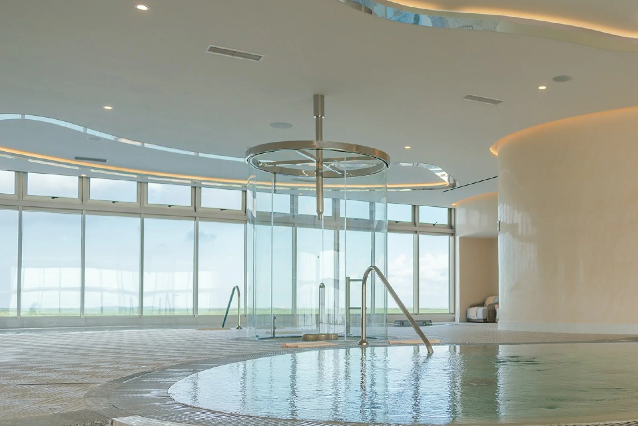 hydrothearpy at the spa at Garza Blanca