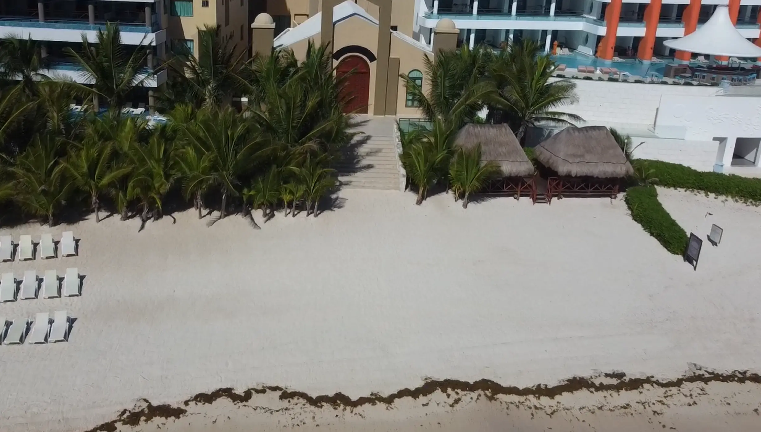 Beach chapel area at Generations Riviera Maya resort