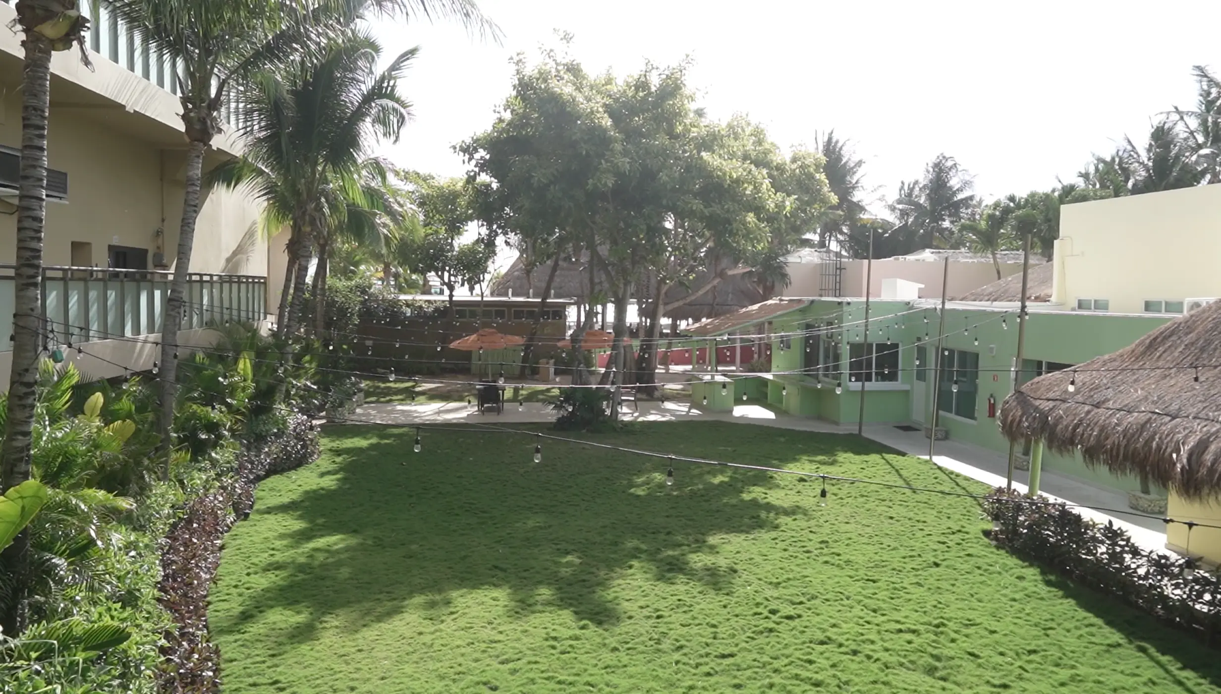garden wedding reception area at Generations Riviera Maya resort