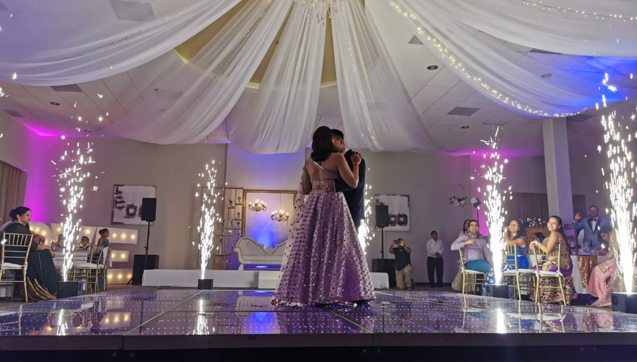 Dinner reception in Ballroom GRM Venue at Generations Riviera Maya Resort