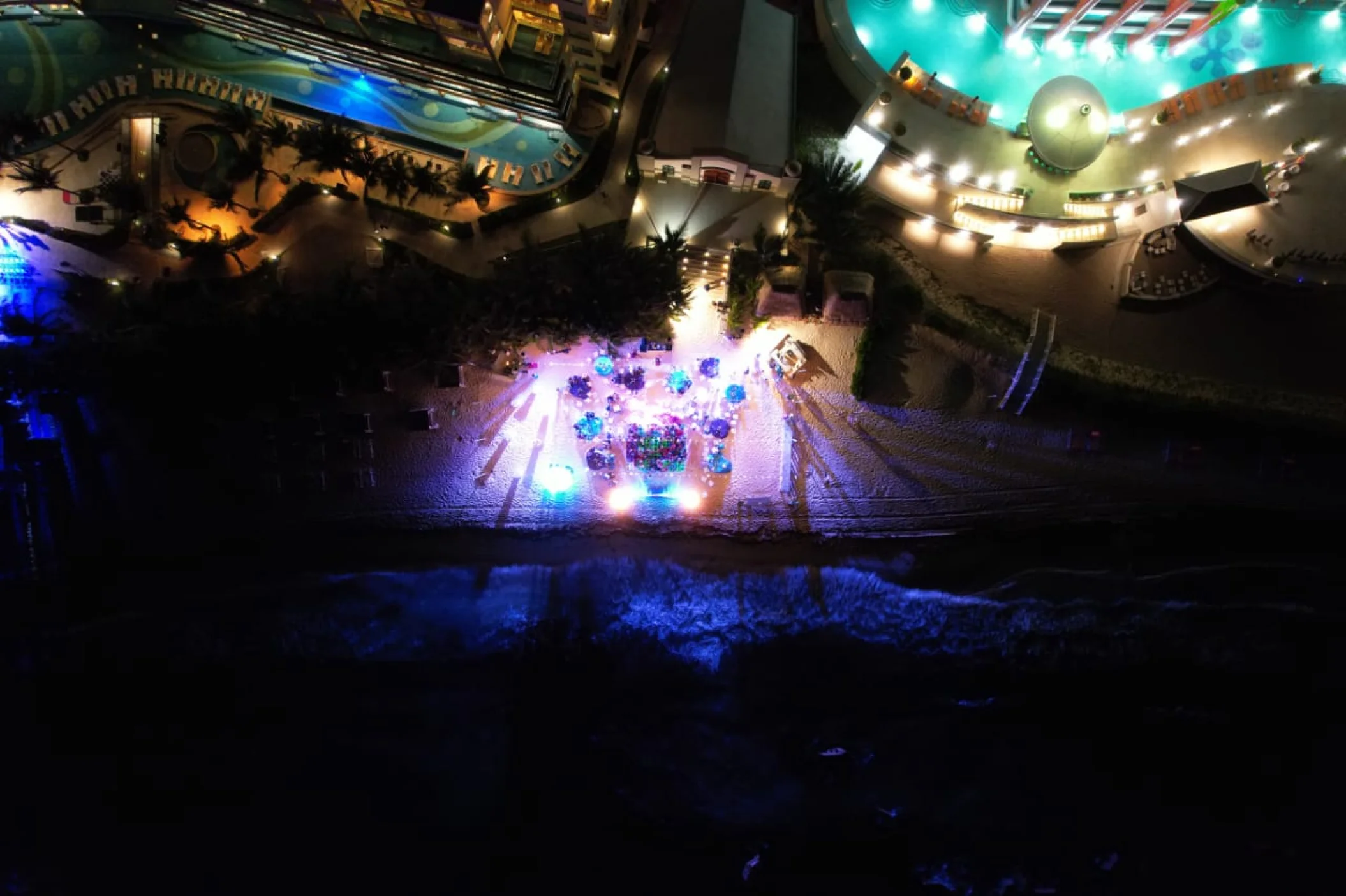Beach chapel area at Generations Riviera Maya resort