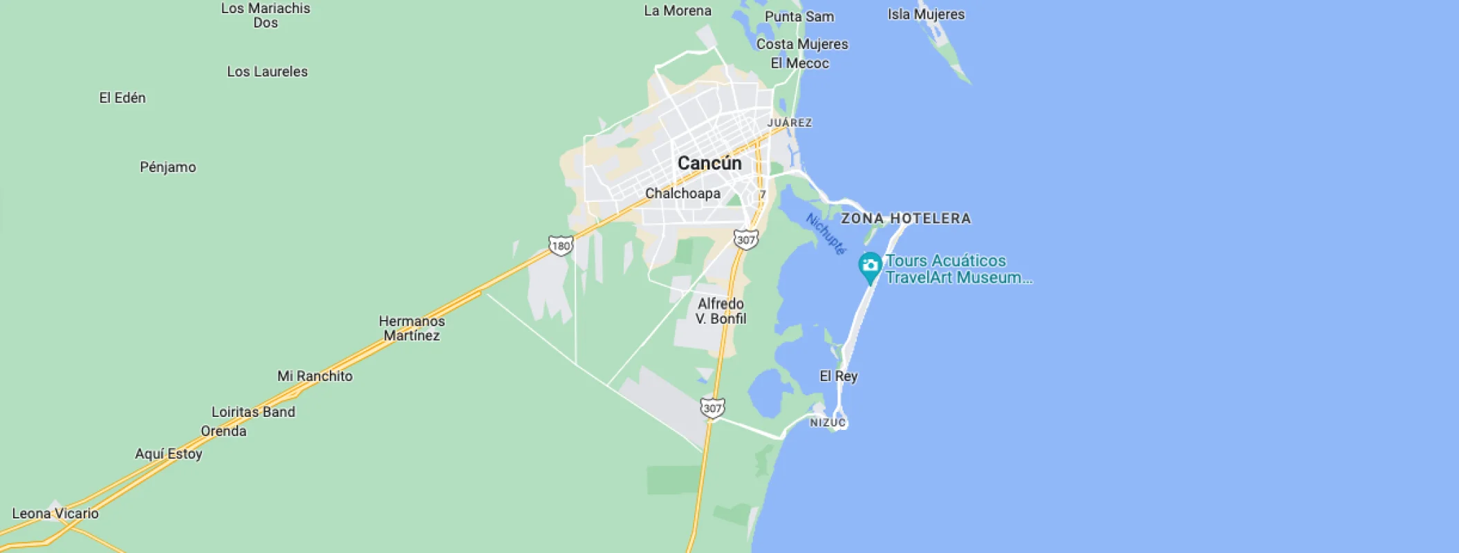 Google Resort map of Dreams Natura