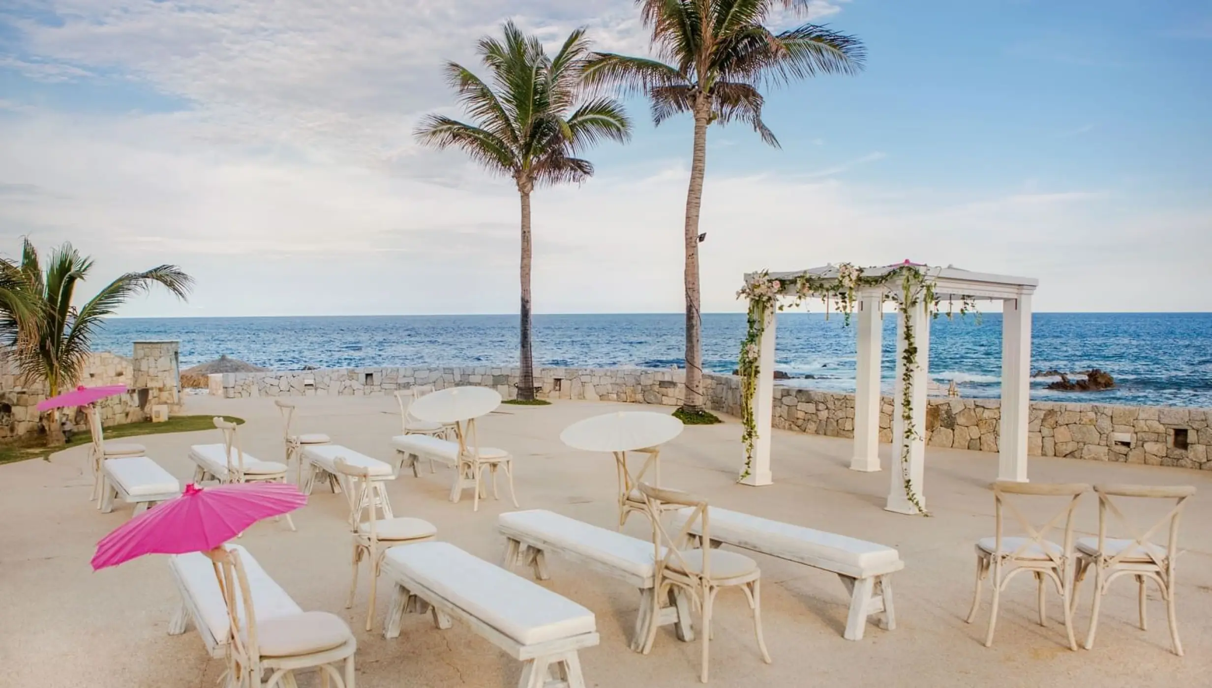 Ceremony decor at Grand Fiesta Americana Los Cabos All inclusive Golf and Spa
