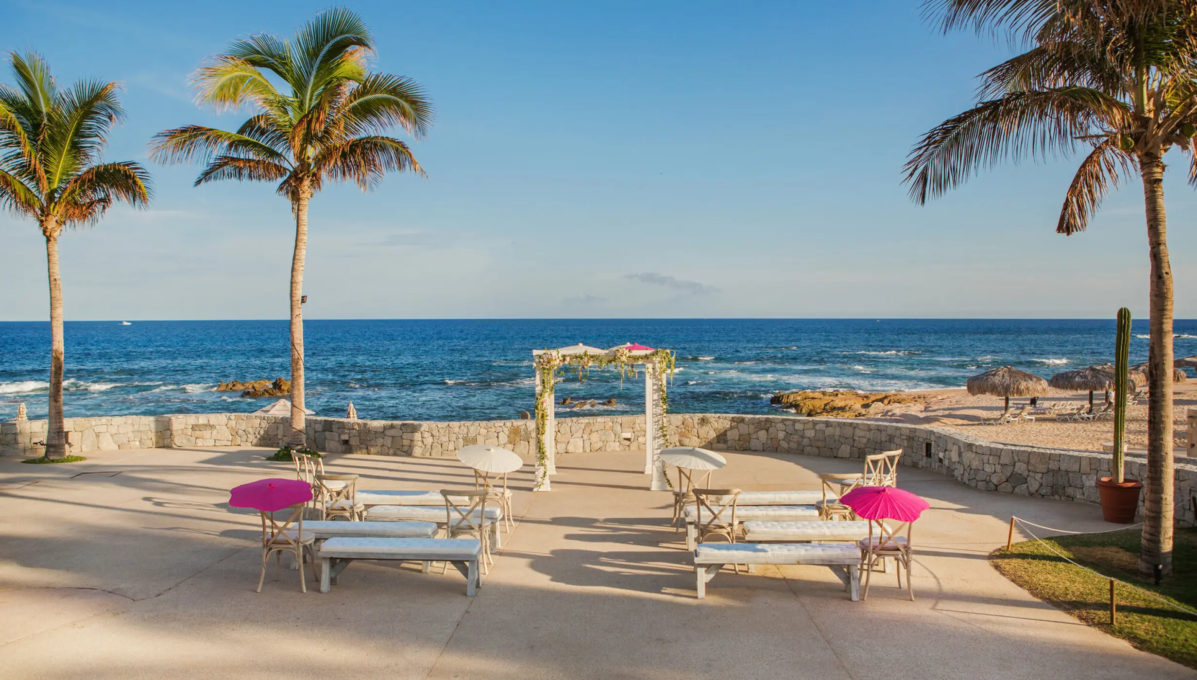 Ceremony decor at Grand Fiesta Americana Los Cabos All inclusive Golf and Spa