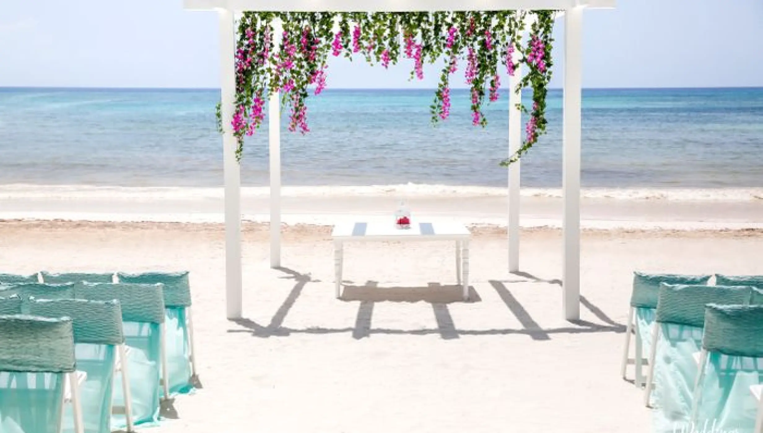 Ceremony in  beach venue at Grand palladium Resort