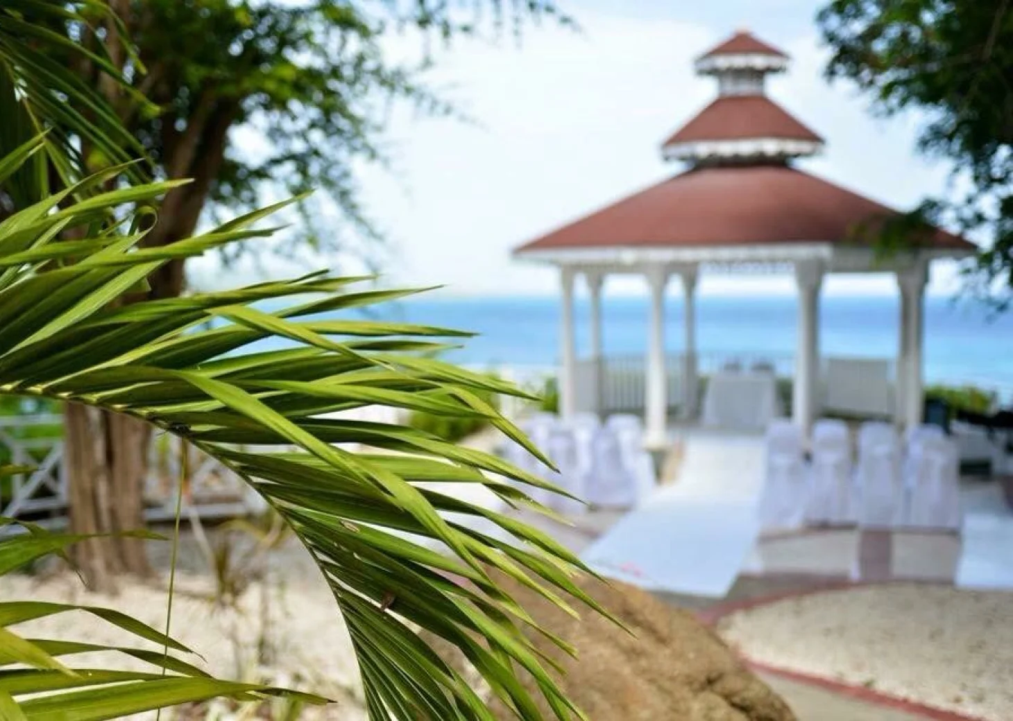 Wedding gazebo at Grand Palladium Jamaica