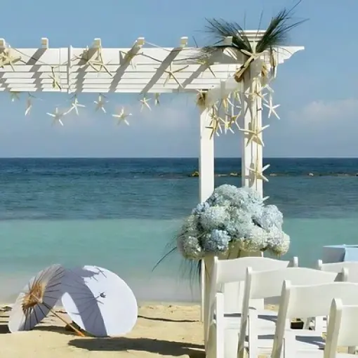 ceremony in the beach  at Grand Palladium Jamaica