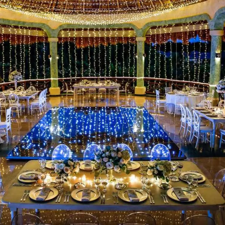 La Laguna Terrace wedding reception at Grand Palladium Colonial, Riviera Maya