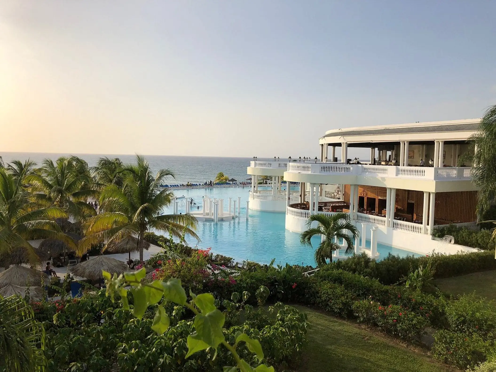 Grand Palladium Lady Hamilton oceanfront pool and terrace, Ocho Rios