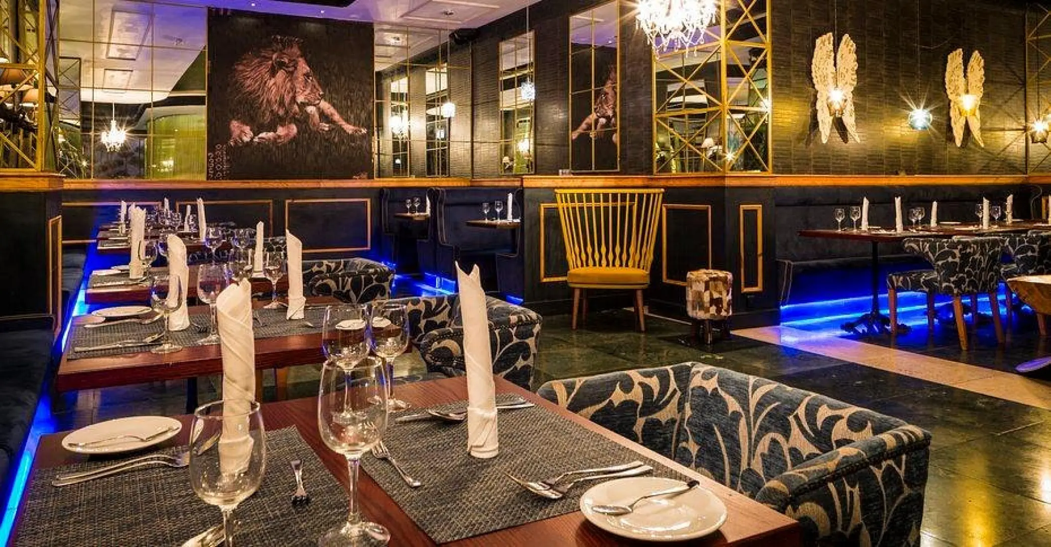 Bubba's Steak House restaurant interior at Grand Palladium Lady Hamilton, Ocho Rios