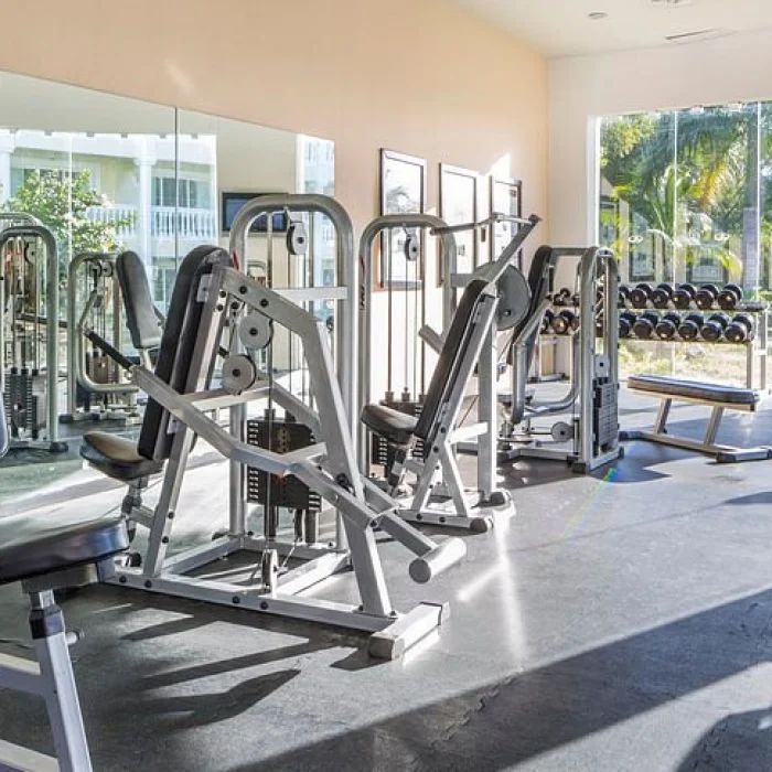 Fitness center at grand palladium lady hamilton