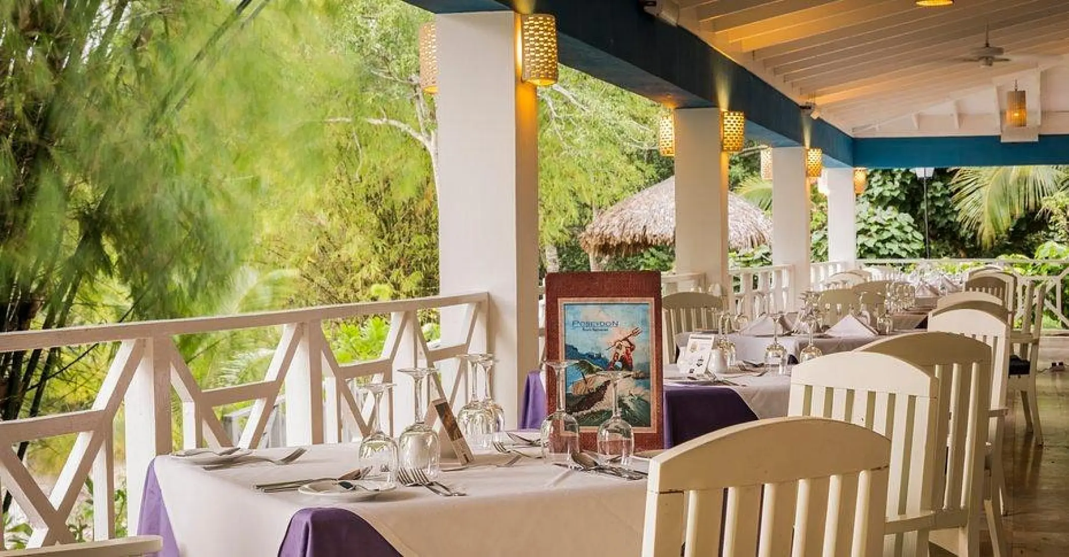 Outdoor wedding reception at Grand Palladium Jamaica, Ocho Rios