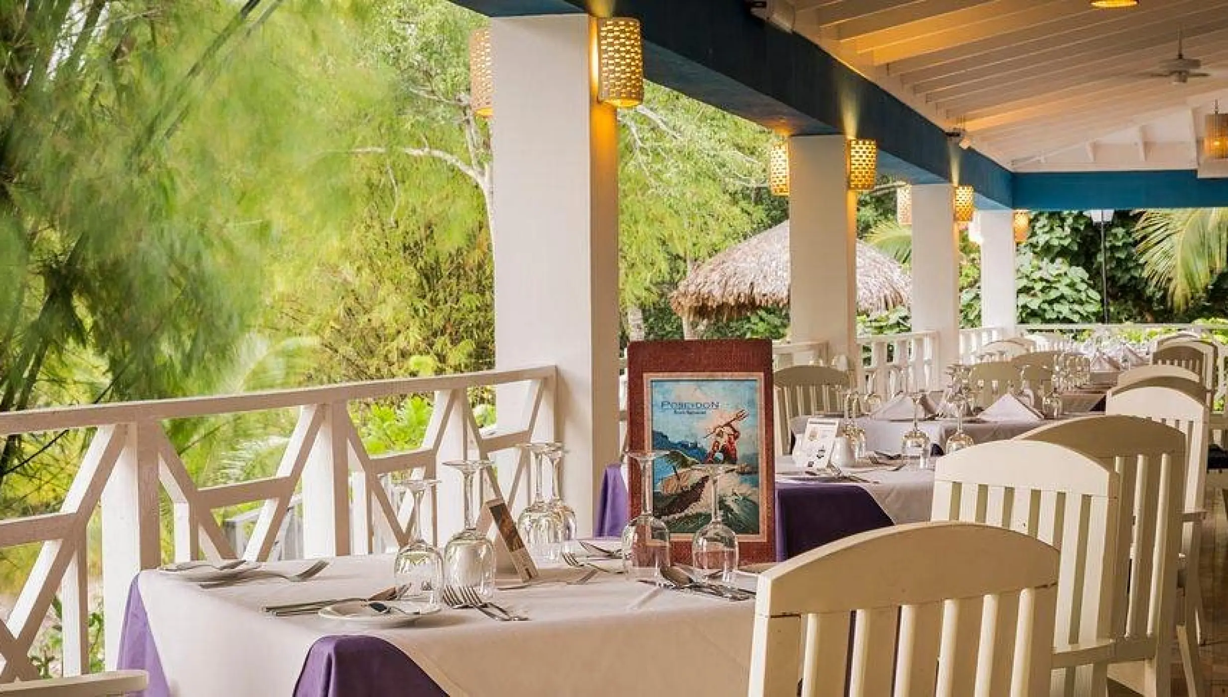Poseidon restaurant at grand palladium lady hamilton