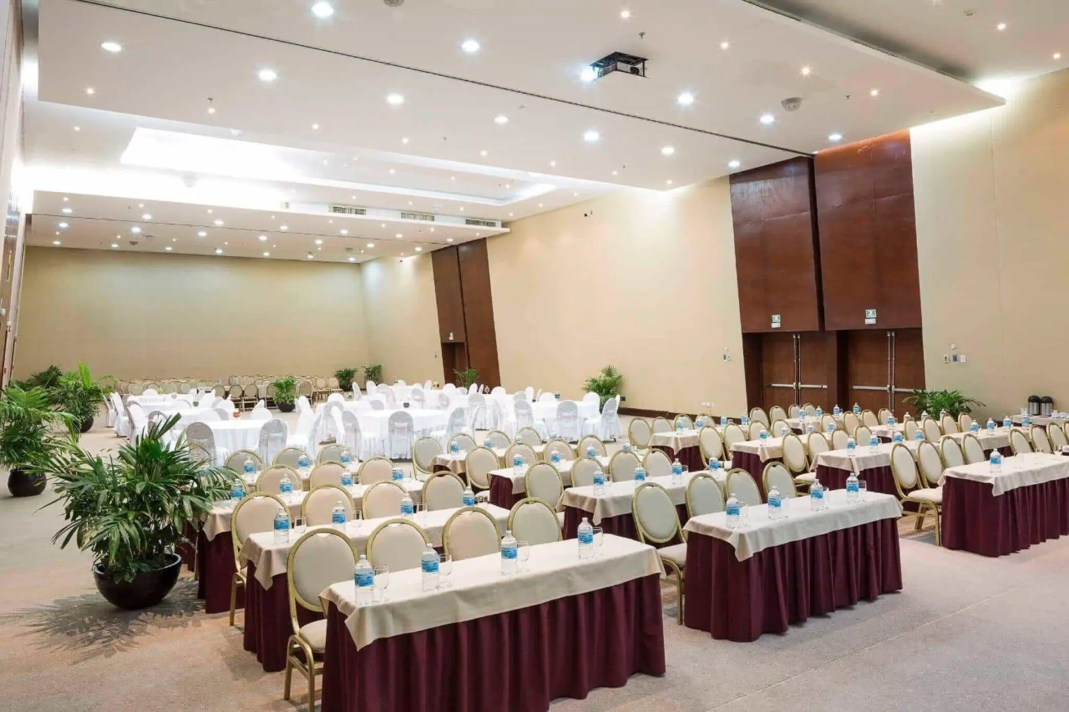 Indoor convention center with ballroom seating at Grand Palladium White Sand, Riviera Maya
