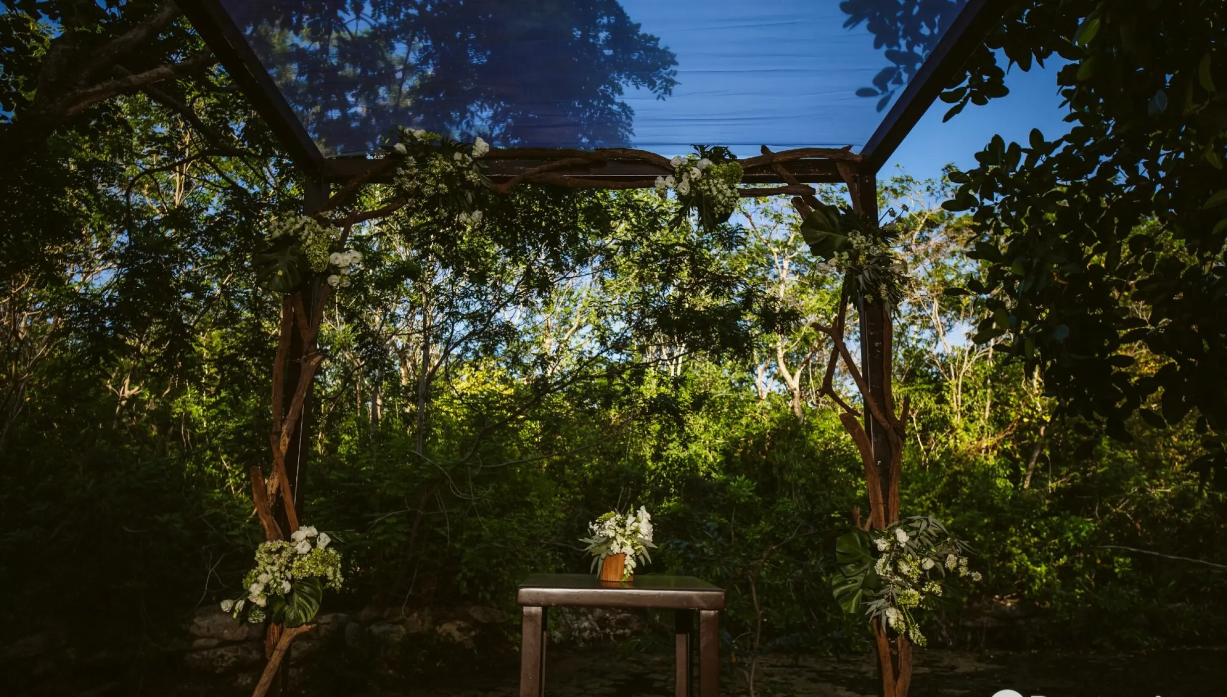 Ceremony in Chaka Garden venue at Grand Velas