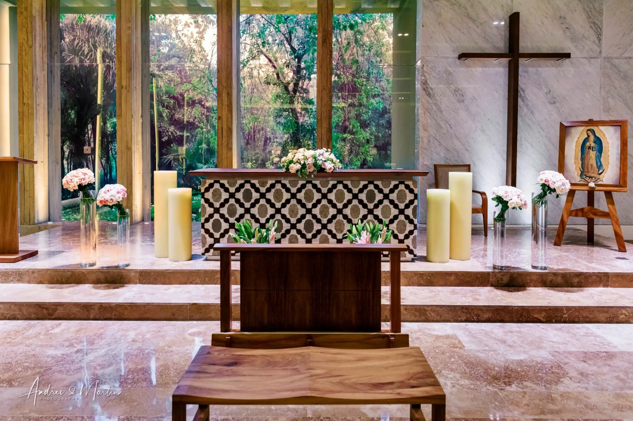 Chapel wedding ceremony altar at Grand Velas Riviera Maya