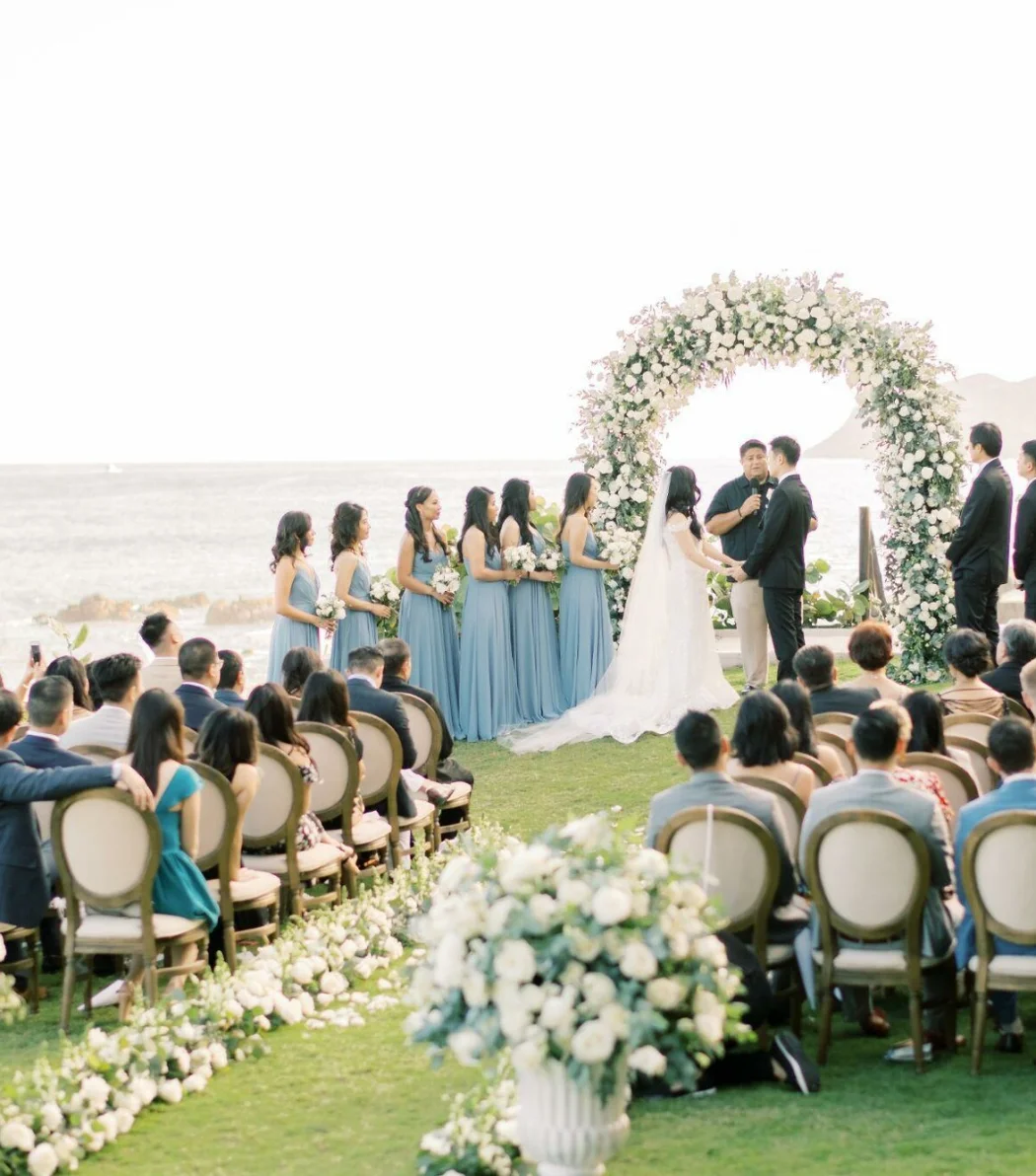 Ceremony on the azul beach at grand velas los cabos