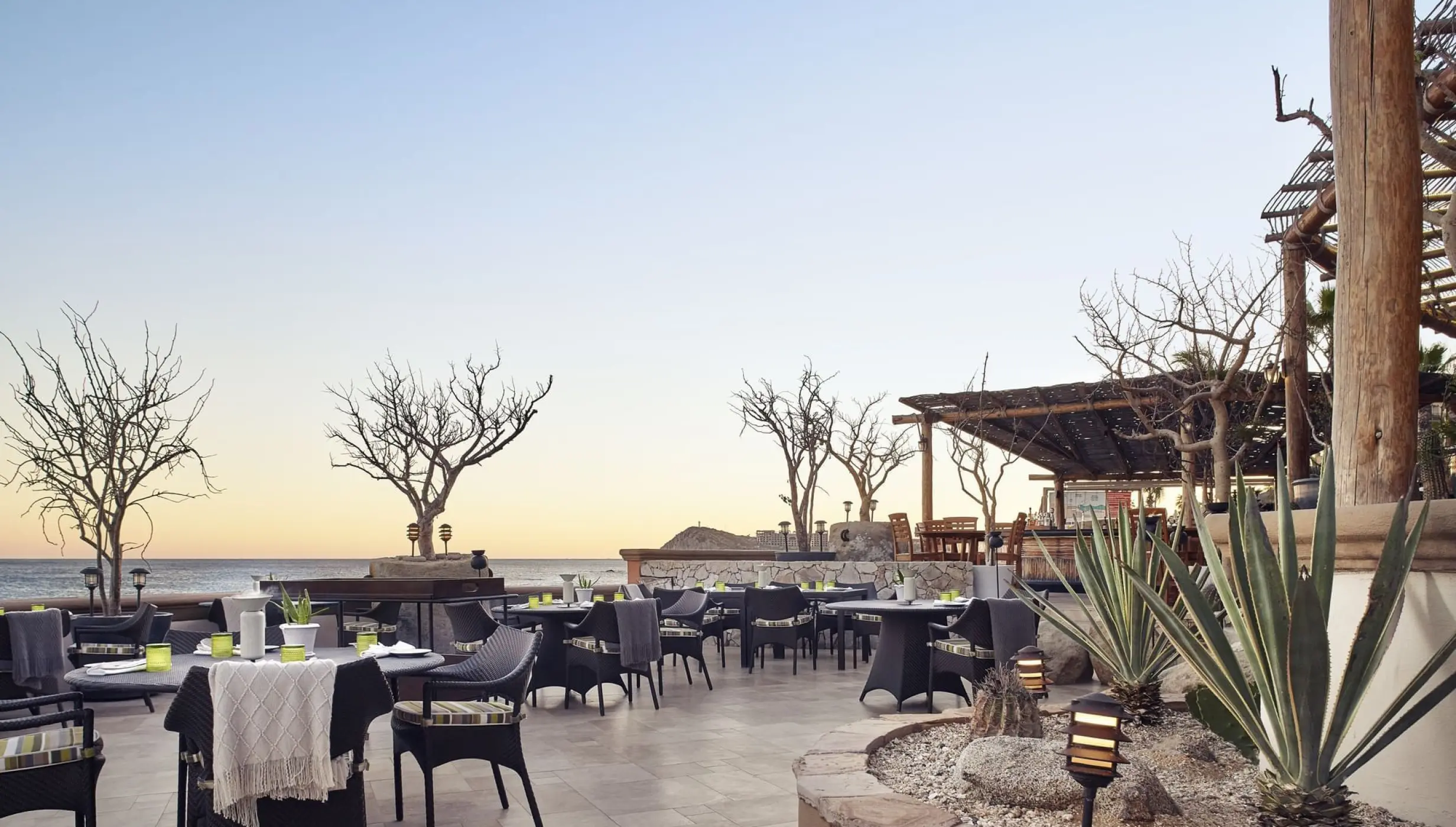 De cortez grill terrace restaurant at Hacienda Del Mar Los Cabos Resort, Villas & Golf