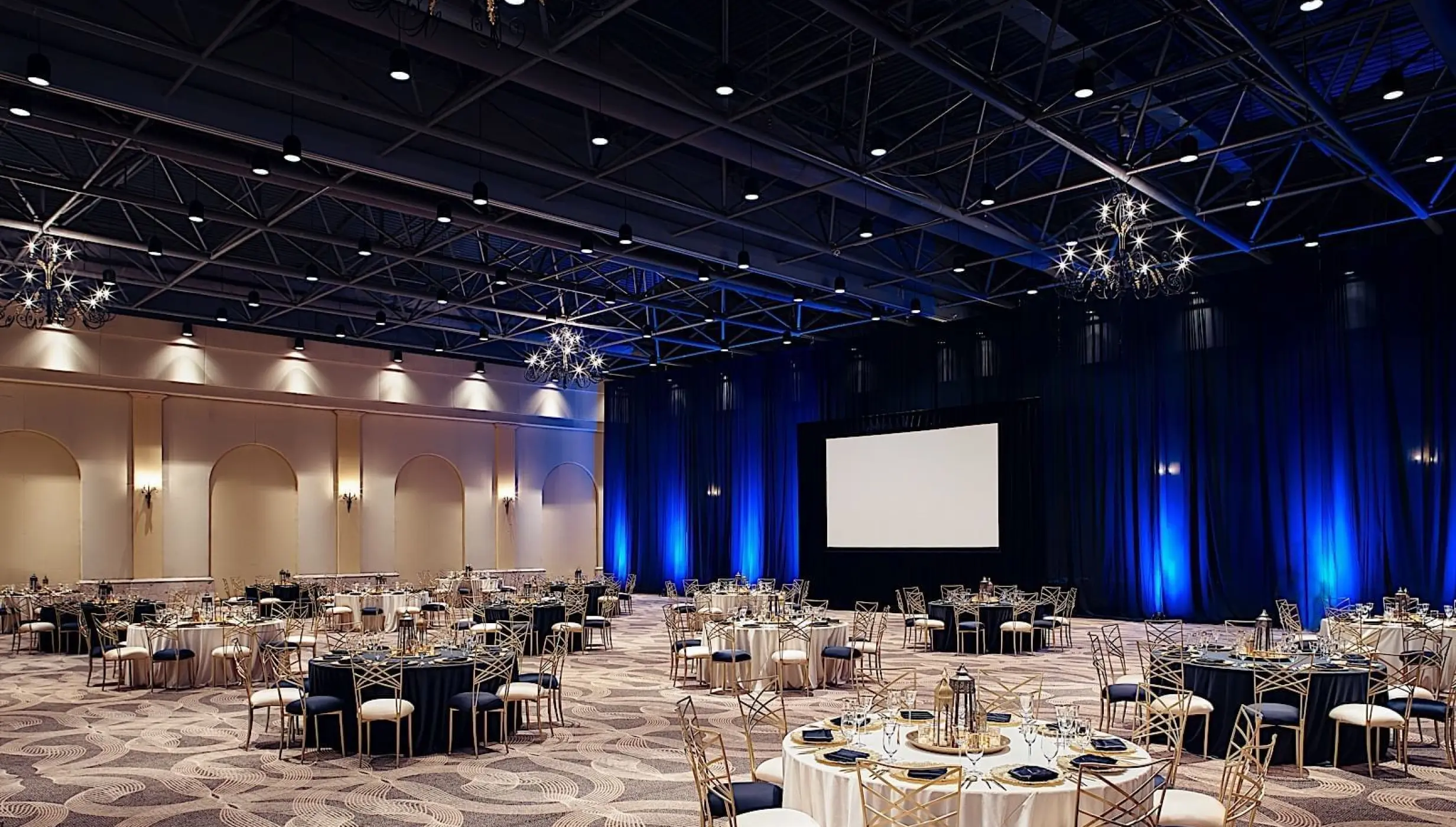Dinner reception on the ballroom at Hacienda Del Mar Los Cabos Resort, Villas & Golf