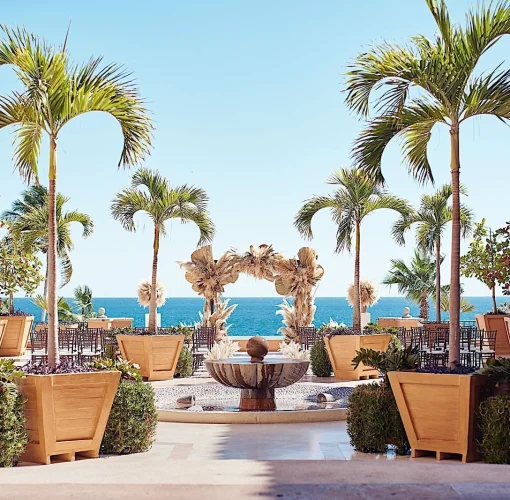 Wedding decoration at Plazuela in Hacienda del Mar Los Cabos
