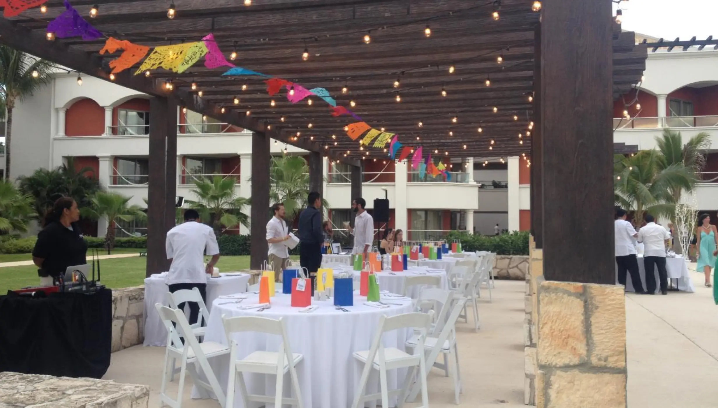 Backyard wedding venue at Hard Rock
