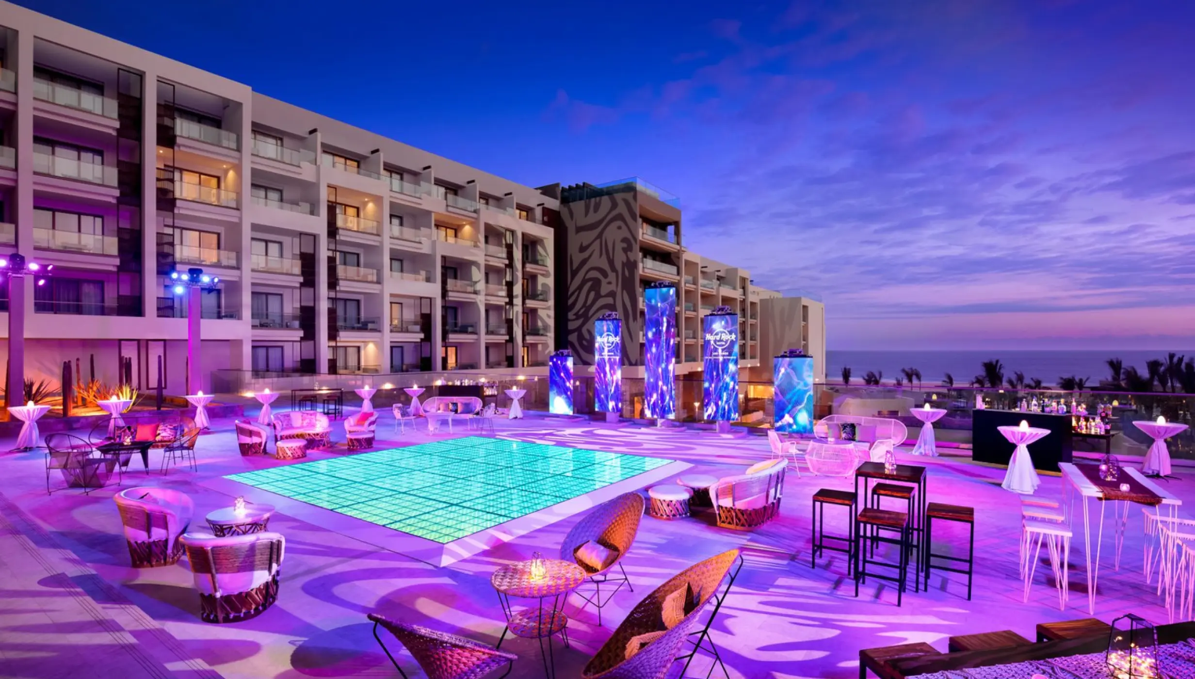 Serenade terrace at Hard Rock Los Cabos An All Inclusive Experience
