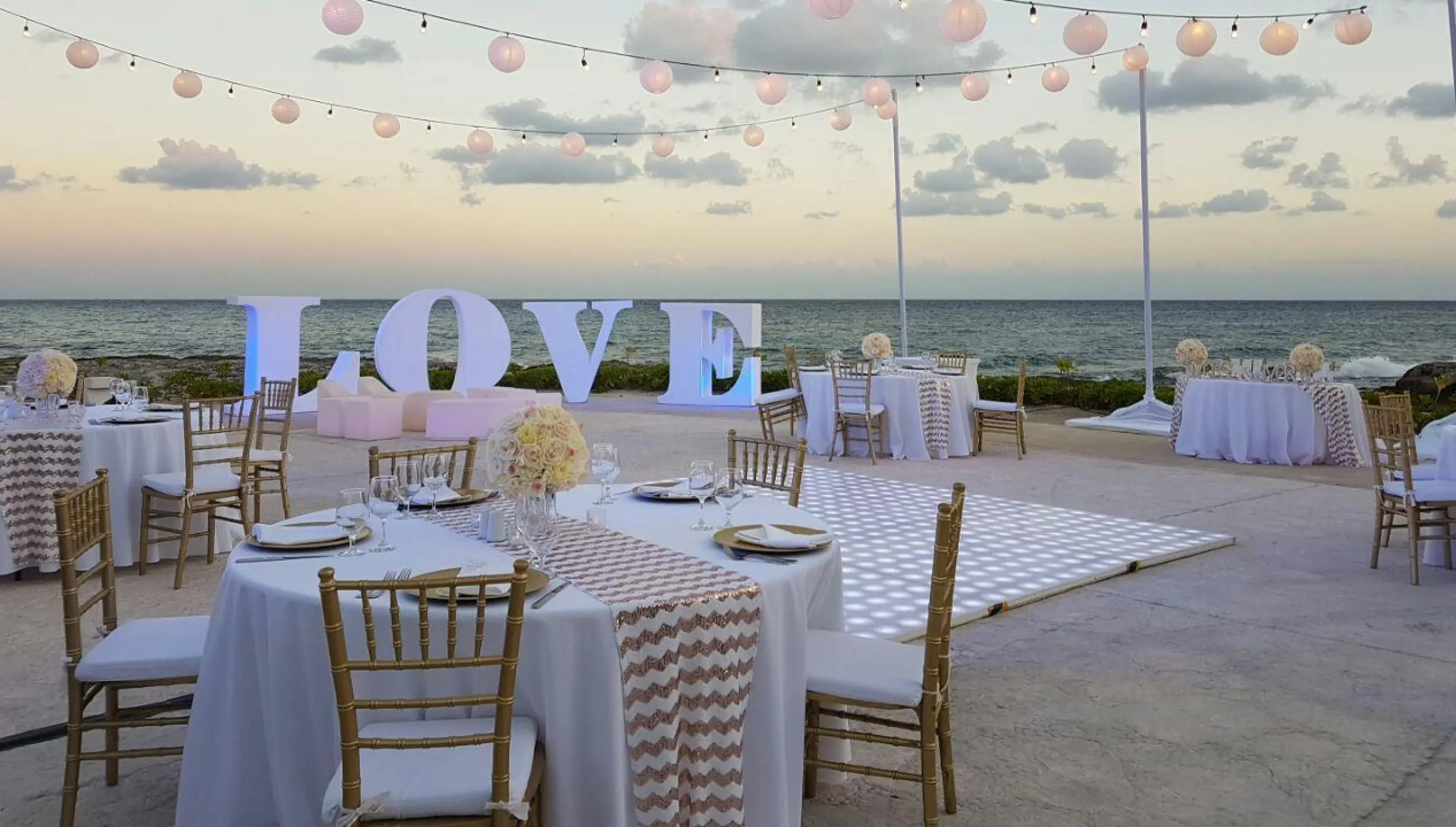Ocean Terrace And Hacienda Overlook wedding venue at Hard Rock