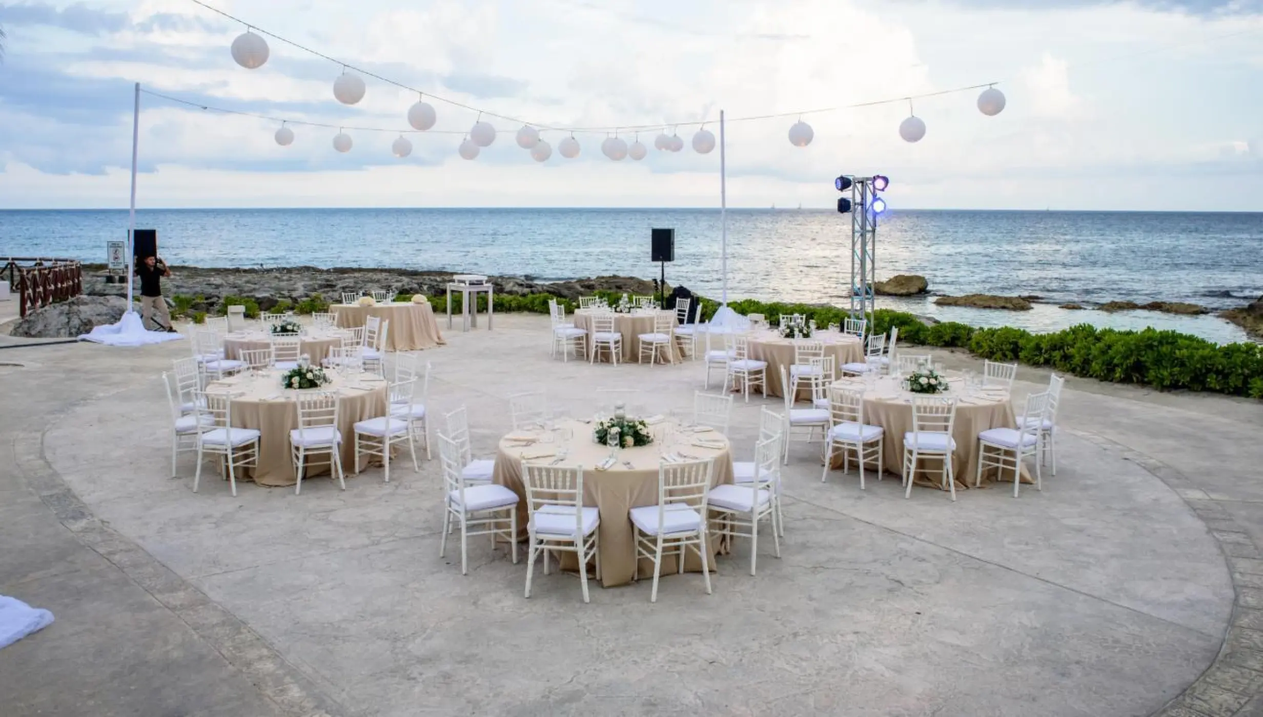 Ocean Terrace And Hacienda Overlook wedding venue at Hard Rock