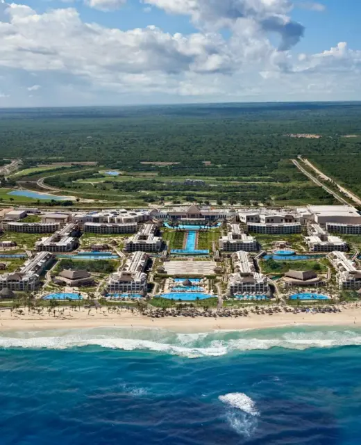 Aerial view of Hard Rock Punta Cana