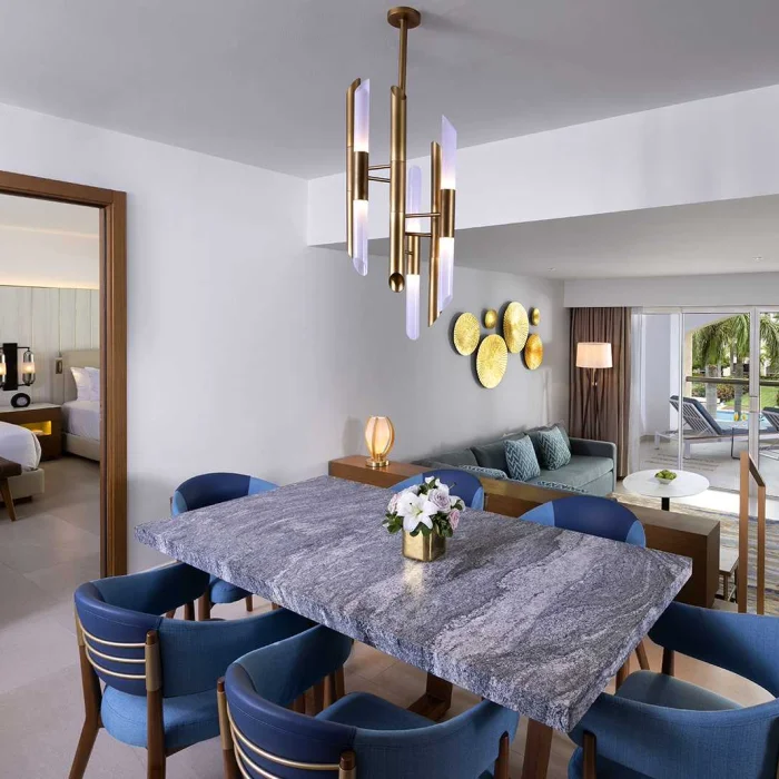 Living room 2 bedroom suite at Hard Rock Punta Cana