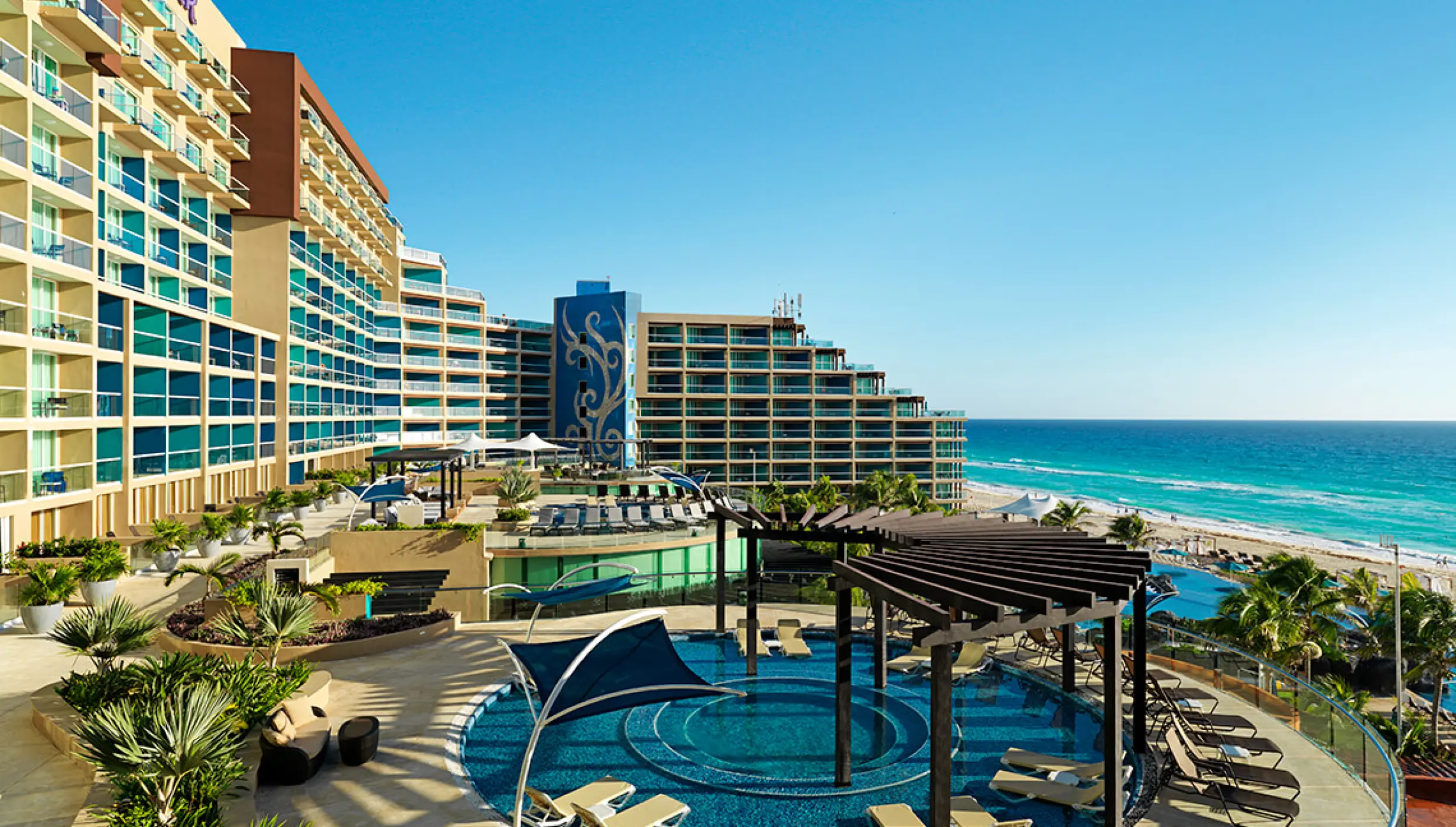 Breeze terrace at Hard Rock Cancun
