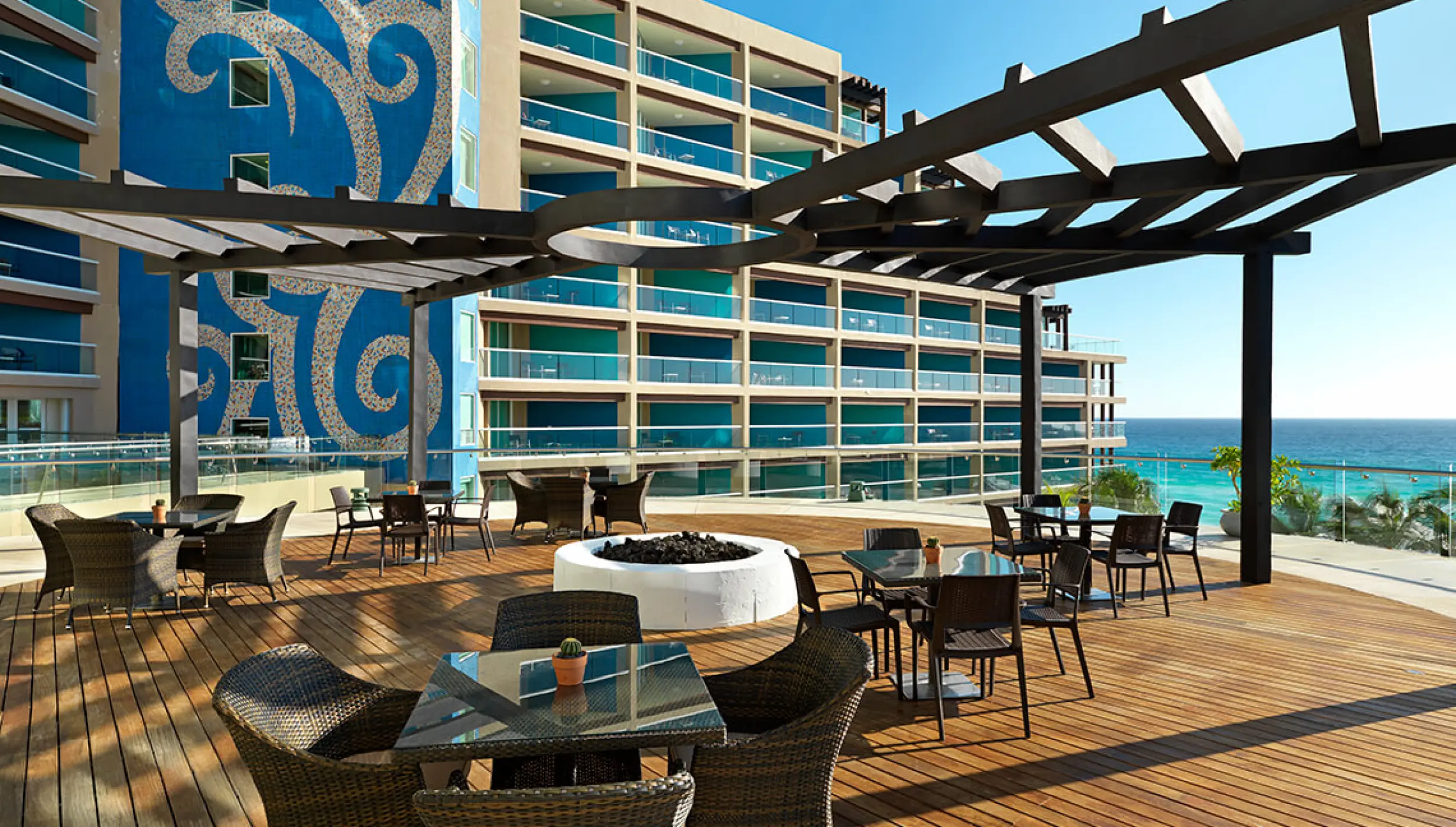 Breeze terrace at Hard Rock Cancun