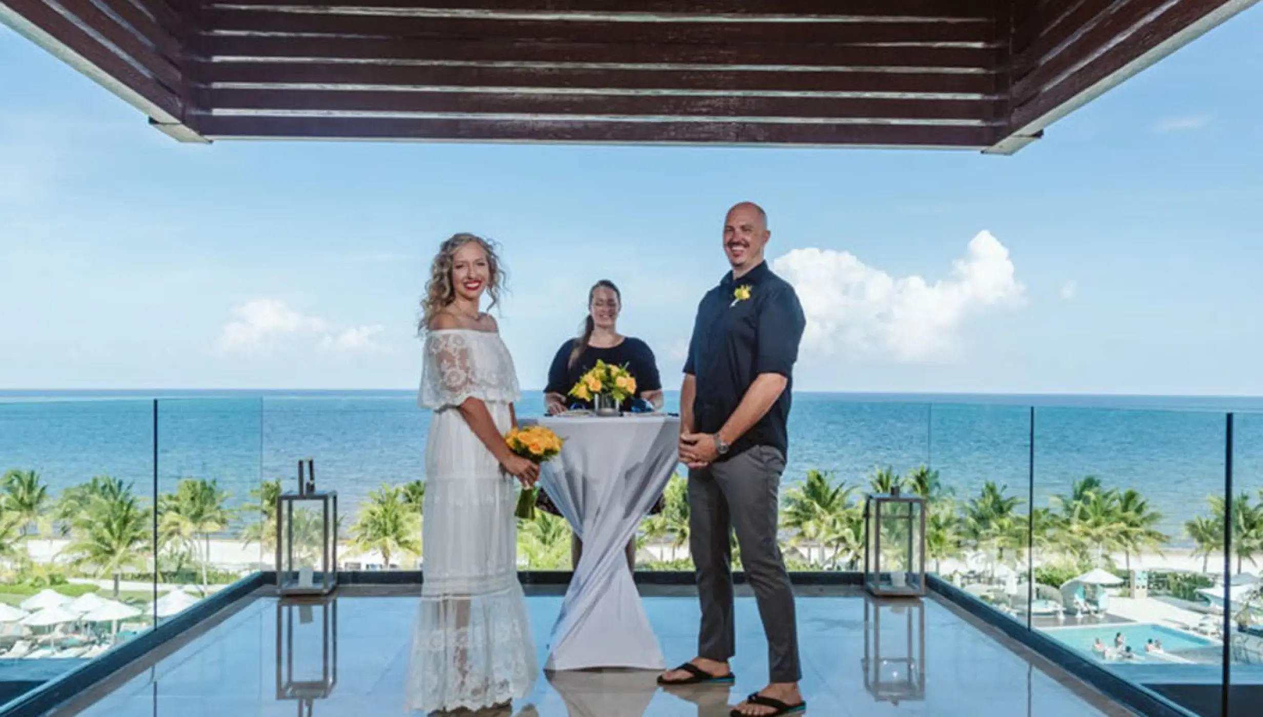 Ceremony in El Mirador Venue at Haven Riviera Cancun.