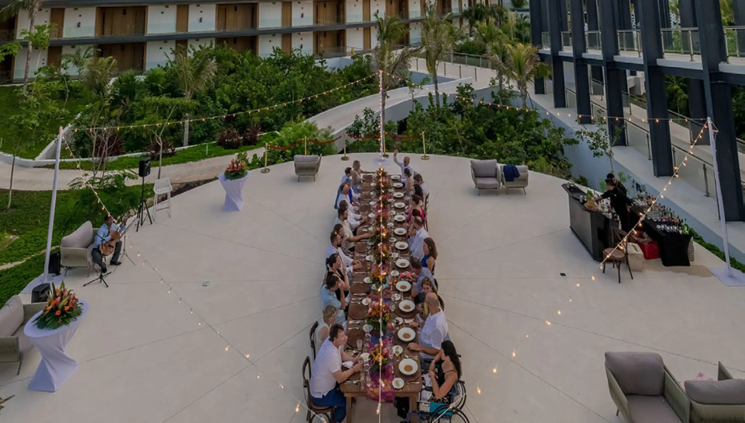 Round Terrace Venue at Haven Riviera Cancun.
