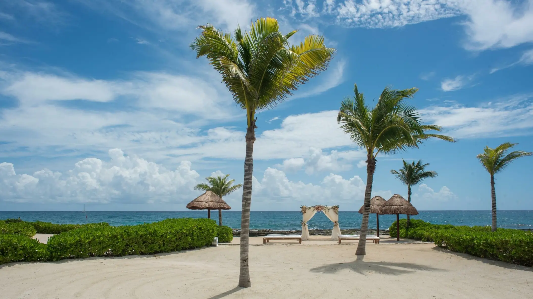 Starlight Beach wedding ceremony at Hard Rock Riviera Maya