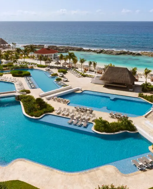 Heaven at Hard Rock Hotel Riviera Maya arial view