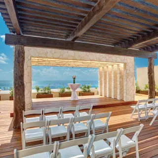 Sky Terrace wedding ceremony at Royalton Hideaway Riviera Cancun
