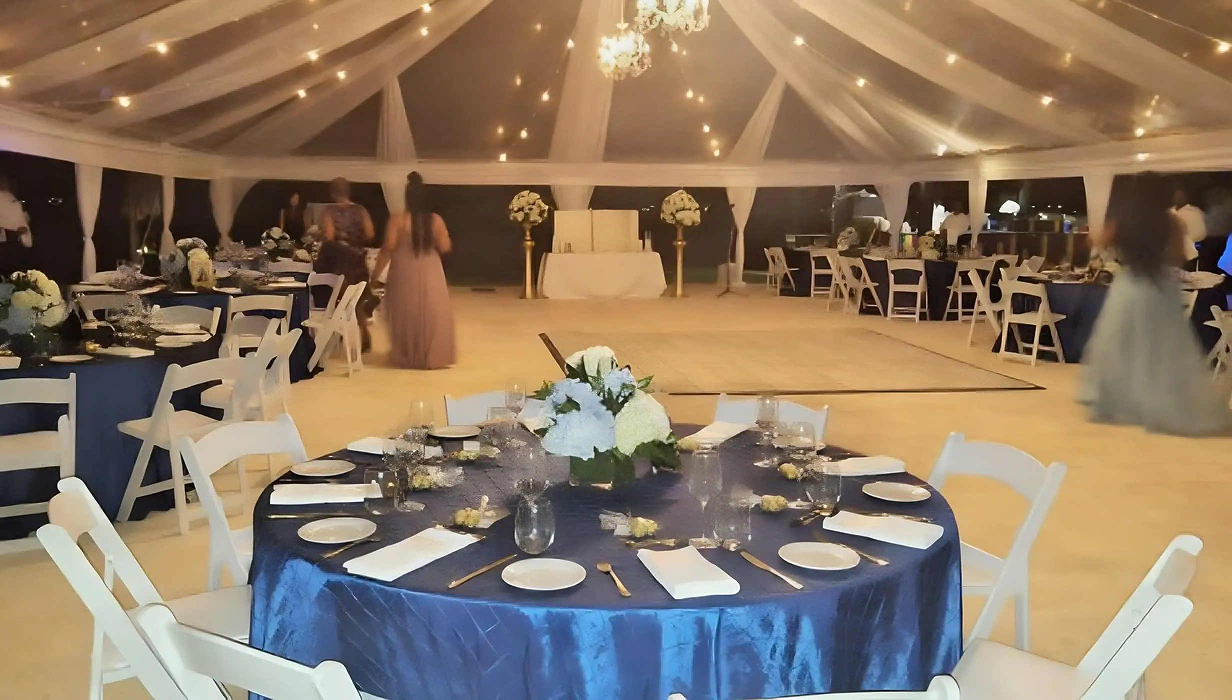 Dinner reception in the diamond club poolside at Hideaway at Royalton Negril