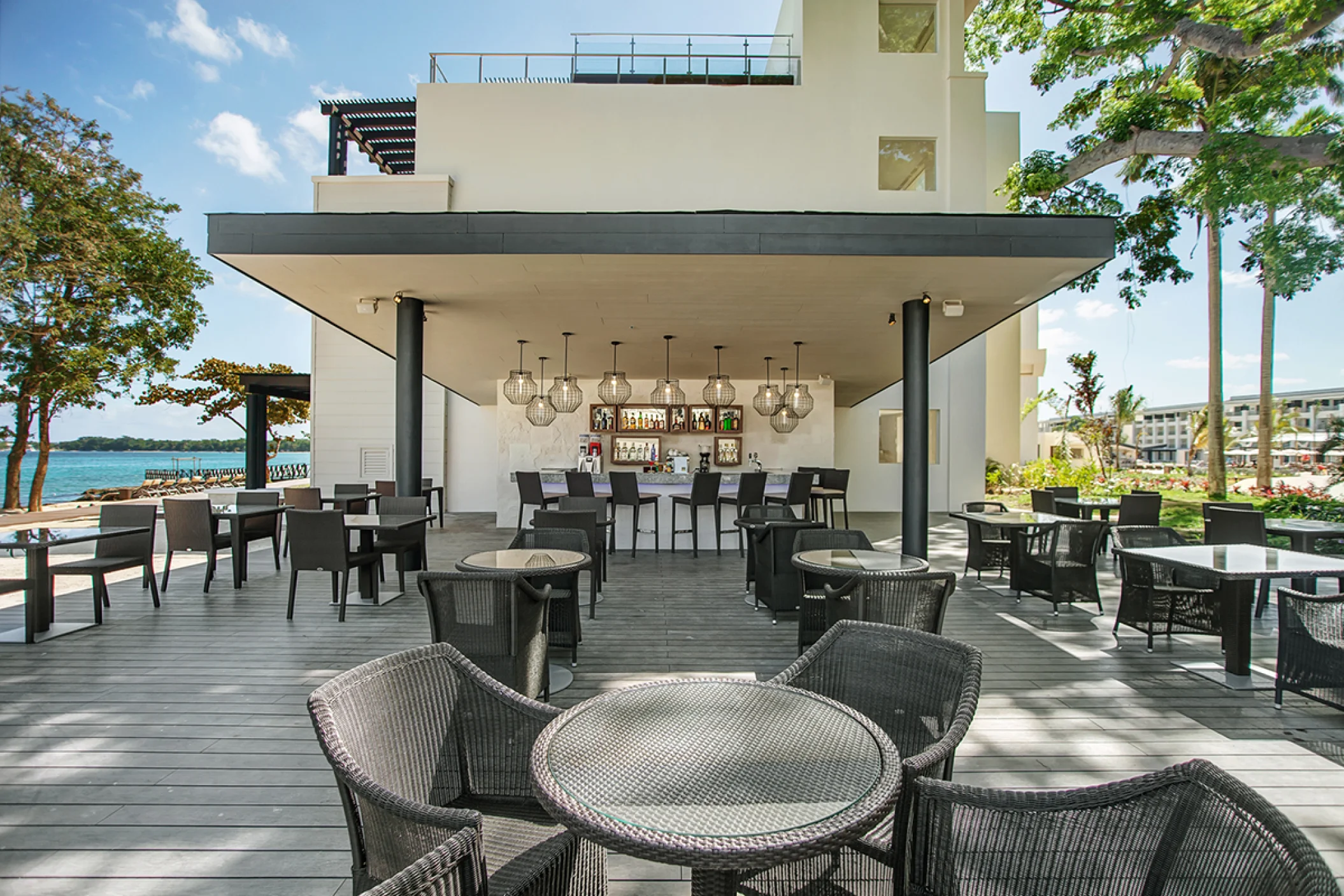 Sands beach Bar at Hideaway at Royalton Negril