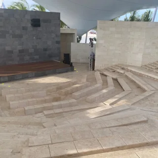 Amphitheater wedding venue at Hilton Cancun