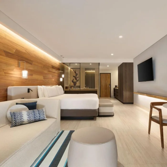 Garden-View Master Suite at Hilton Cancun.