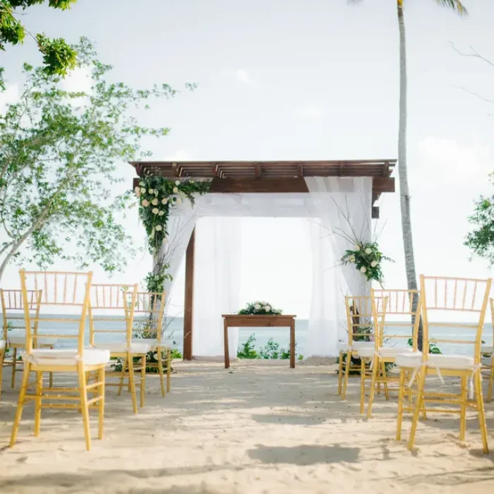 Ceremony on the beach at Secrets La Romana Resort & Spa