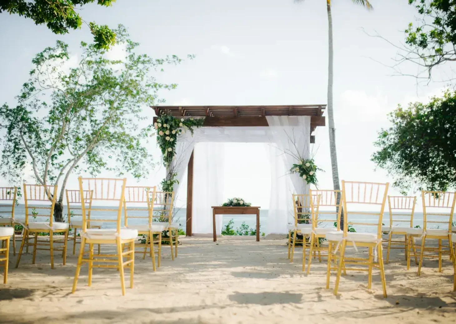 Ceremony on the beach at Secrets La Romana Resort & Spa